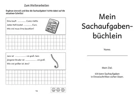 Vorschau - Arbeitsblätter - Sachaufgaben in Einzelschritten lösen lernen - Seite 2