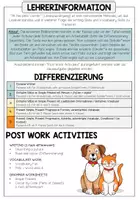 Vorschau - Stundenentwürfe - At the pets' corner - Story Walk (Lesespaziergang) 5-fach differenziert - Seite 1