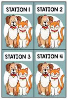 Vorschau - Präsentationen/Tafelbilder - PETS - Stationskärtchen - Seite 1