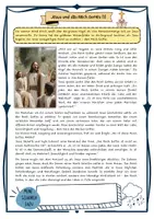 Vorschau - Arbeitsblätter - Gleichnisse - Was ist ein Gleichnis? Jesus ; Metaphern ; Reich Gottes mit Lösung (Klasse 5/6/7) - Deckblatt
