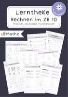 Vorschau - Arbeitsblätter - Rechnen ZR 10: Lerntheke 1. Klasse - Deckblatt