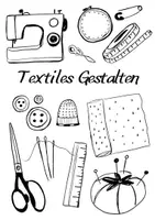 Vorschau - Mal- und Bastelvorlagen - Deckblätter zum Ausmalen Textiles Gestalten / Textiles Werken - Seite 3