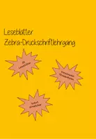 Vorschau - Arbeitsblätter - Leseblätter Zebra-Druckschriftlehrgang - Seite 1