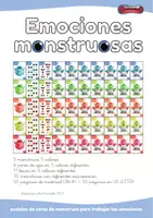 Vista previa - Unidades / Secuencias / Situaciones de Aprendizaje - Emociones monstruosas. Emocionario con divertidos puzzles - página 1