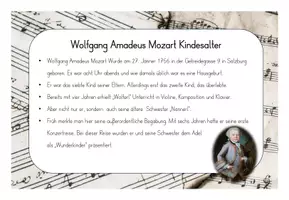 Vorschau - Stationenlernen - Wolfgang Amadeus Mozart Kartei - Seite 2