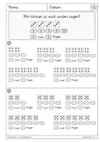 Vorschau - Arbeitsblätter - ZR100 - Multiplikation - Einführung mit Würfelbildern - Seite 3