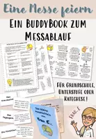 Vorschau - Arbeitsblätter - Eine Messe feiern: Buddy Book zum Messablauf - Deckblatt