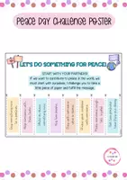 Vorschau - Anderer Materialtyp - LET'S DO SOMETHING FOR PEACE - Challenge poster - Deckblatt