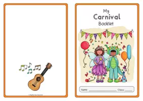 Vista previa - Hojas de trabajo - My carnival booklet - cuaderno de actividades (inglés) - página 3