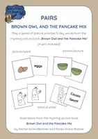 Vista previa - Juegos / Gamificación - Brown Owl and the Pancake Mix - GAME OF PAIRS - Portada