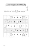 Vorschau - Arbeitsblätter - Leseübung zum Buchstaben T - Seite 2