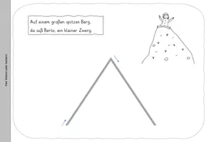 Vorschau - Arbeitsblätter - Zwerg Bertos lange Heimreise - eine Bildgeschichte zum Sprechzeichnen (für Kita, Vorschule und/oder Schulanfang) - Seite 2