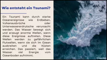 Vorschau - Präsentationen/Tafelbilder - Tsunamis - Lernkarten zu Tsunamis / Erdkunde für die Sek 1 - Seite 3