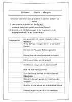 Vorschau - Arbeitsblätter - Vergangenheit-Gegenwart-Zukunft - Seite 1