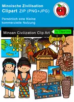 Vorschau - selbst erstellte Cliparts/Grafiken - Cliparts-set Minoische Zivilisation, Antike Griechenland - Deckblatt