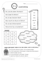 Vorschau - Arbeitsblätter - Arbeitsblätter zum Buchstaben W – „Sprache Stein Papier“ - Seite 2
