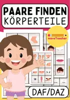 Vorschau - Spiele - Paare finden Körperteile DaF/DaZ - Deckblatt