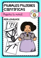 Vista previa - Hojas de trabajo - Ada Lovelace: mural para conmemorar el día de la mujer y la ciencia - Portada