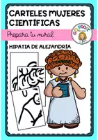 Vista previa - Hojas de trabajo - Hipatia de Alejandría: mural para conmemorar el día de la mujer y la ciencia - Portada