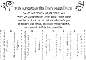 Vorschau - Poster - TUE ETWAS FÜR DEN FRIEDEN! - Seite 1