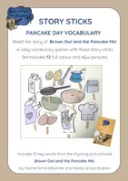 Vista previa - Manualidades / Dibujos para colorear - Brown Owl and the Pancake Mix - STORY STICKS - Portada