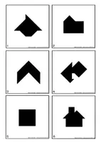 Vorschau - Fördermaterial/Inklusion - Tangram-Karten (Mathe, Geometrie, logisches Denken) - Seite 3