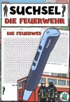 Vorschau - Arbeitsblätter - AnybookPro Material: Suchsel "Die Feuerwehr" - Deckblatt
