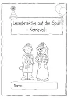 Vorschau - Stundenentwürfe - Lesedetektive auf der Spur - Karneval - Seite 1