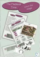 Vorschau - Stundenentwürfe - Geschichte-bili-Medieval Time-village-peasants - Deckblatt