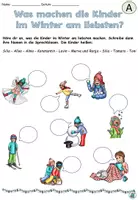 Vorschau - Arbeitsblätter - AnybookPro Material: Was machen die Kinder im Winter - Seite 2