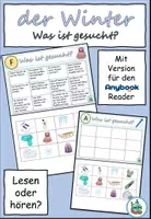Vorschau - Arbeitsblätter - AnybookPro Material: Was ist gesucht? - Seite 1