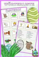 Vorschau - Arbeitsblätter - AnybookPro Material: Wortschatz Ostern - Deckblatt