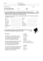 Vorschau - Test - Leistungskontrolle zu den Wortarten - Seite 1