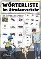 Vorschau - Arbeitsblätter - AnybookPro Material: Wortschatz "Straßenverkehr" - Deckblatt