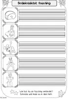 Vorschau - Arbeitsblätter - Schleichdiktat / Laufdiktat: Fasching / Karneval (Klasse 2) - Seite 3