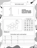 Vorschau - Arbeitsblätter - Zahlen-Spaß Arbeitsheft: Nachschreiben, Suchen & Ausmalen - Seite 3