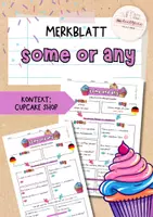 Vorschau - Merkblätter - Some and Any: Merkblatt im Kontext - Deckblatt