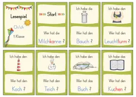 Vorschau - Spiele - 1.Klasse: Lesespiel zum Ch/ch (Flex und Flora) - Seite 2