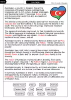 Vorschau - Arbeitsblätter - Azerbaijan - 3 for 2 savings package - Material package (English) - Seite 3