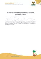 Vorschau - Spiele - Fasching: 15 lustige Bewegungsspiele - Seite 1