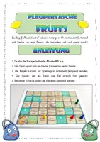 Vorschau - Unterrichtsreihen - Plaudertasche - fruits - Früchte - Englisch - Deutsch - Gesprächsanlässe schaffen - Seite 1