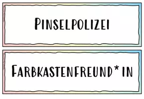 Vorschau - Anderer Materialtyp - Klassendienste im Kunstunterricht: Tafelmaterial / Schilder - Seite 3
