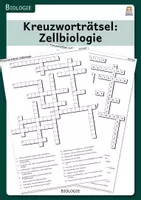 Vorschau - Spiele - Kreuzworträtsel - Zellbiologie - Deckblatt