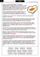 Vorschau - Arbeitsblätter - Cyprus - Cloze with solution - Countries (English) - Seite 2
