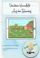 Vorschau - Interaktives Material - Wimmelbild interaktiv - Auf dem Bauernhof - Deckblatt