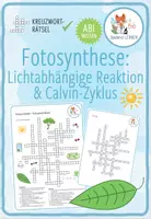 Vorschau - Arbeitsblätter - Fotosynthese: Lichtabhängige Reaktion und Calvin-Zyklus - Kreuzworträtsel (Abitur) - Deckblatt