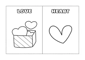 anteprima - Materiale per pittura e bricolage - Libretto di san valentino in inglese - Pagina 2