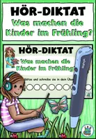 Vorschau - Arbeitsblätter - Höraufgaben für den Anybook Pro "Was machen die Kinder im Frühling?" DaZ / DaF / Deutsch - Seite 3
