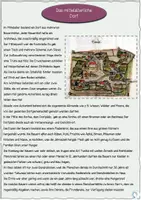 Vorschau - Stundenentwürfe - Geschichte-Das Dorf im Mittelalter-Bauern - Seite 1