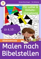 Vorschau - Arbeitsblätter - Malen nach Bibelstellen - Aufschlagen der Bibel - Deckblatt